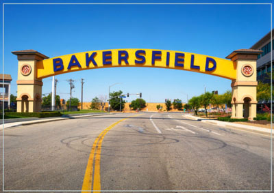 Bakersfield welcome sign